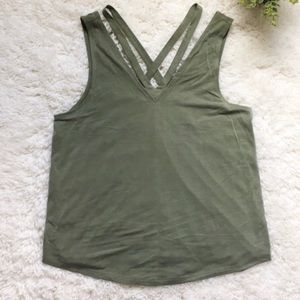 American eagle soft and sexy suede tank top